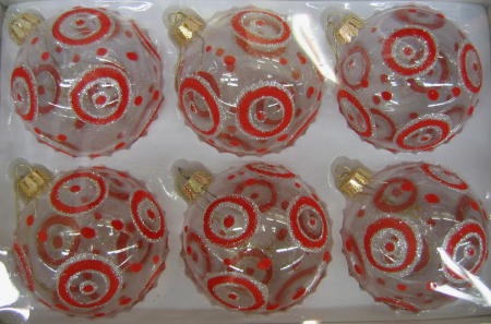 red and white balls